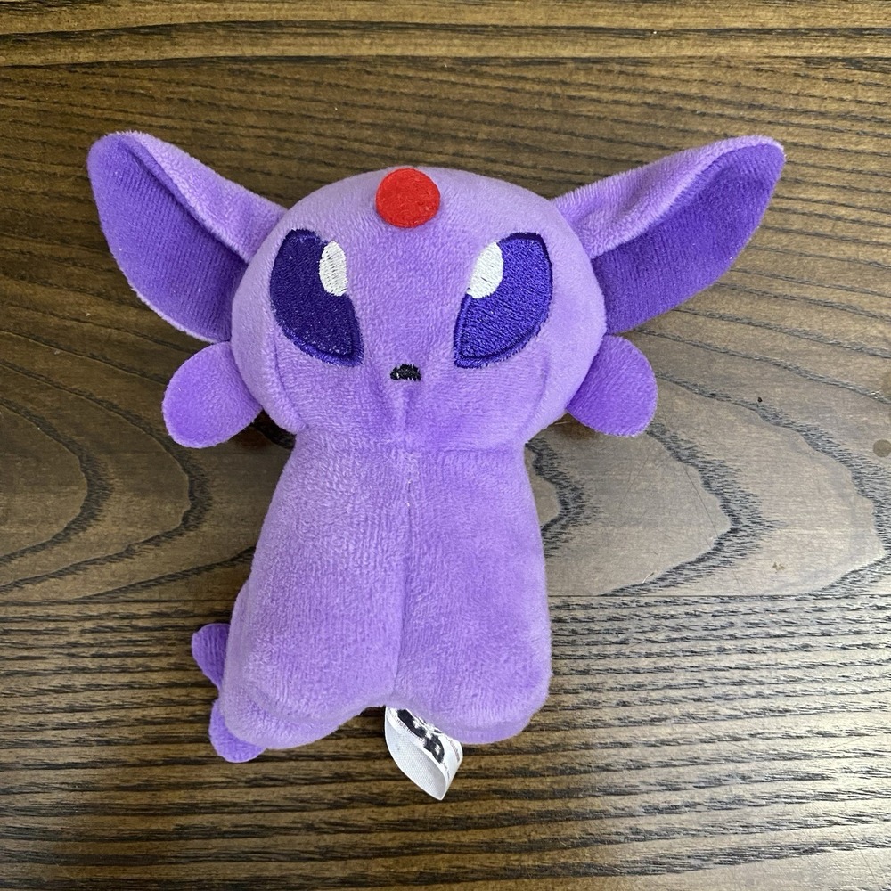 Espeon Plush Pokemon‎ Center Pokedoll 2010 Eeveelutions Series Purple Minky